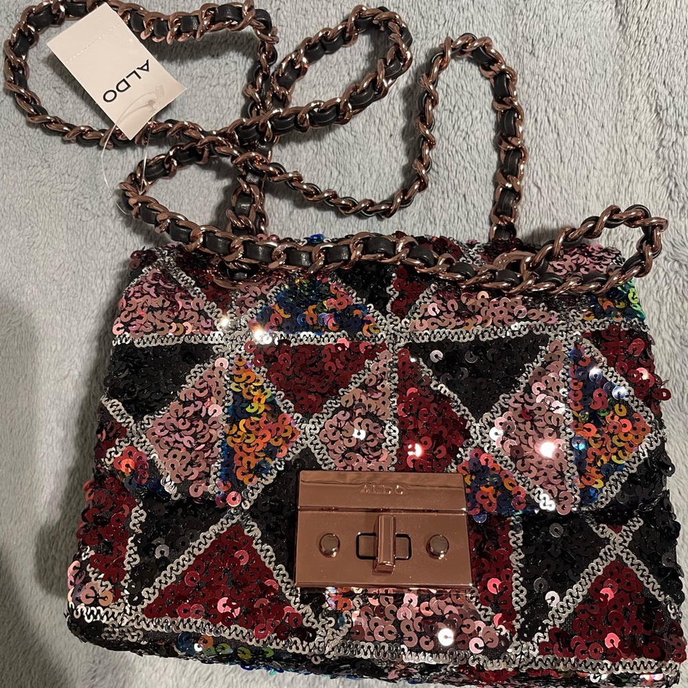 Aldo small sequins bag